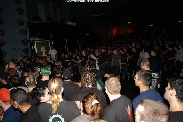 [bleeding through on May 17, 2003 at The Palladium - first stage (Worcester, MA)]