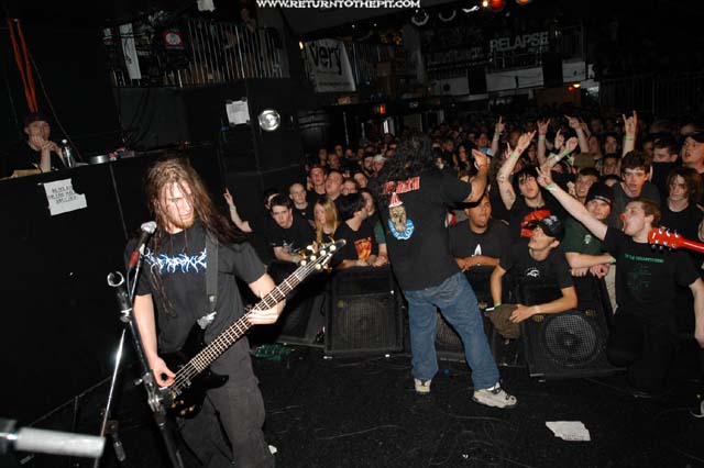[cephalic carnage on May 17, 2003 at The Palladium - second stage (Worcester, MA)]