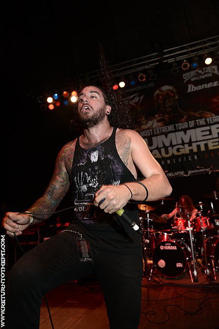 [job for a cowboy on Aug 10, 2012 at the Palladium - Mainstage (Worcester, MA)]